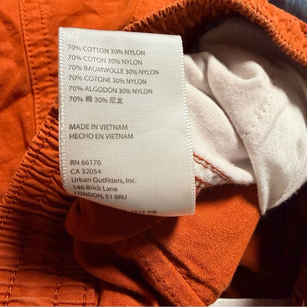 🧡 Urban Outfitters Standard Cloth Terra-Cotta Cargo Joggers – Small - Picture 16 of 16